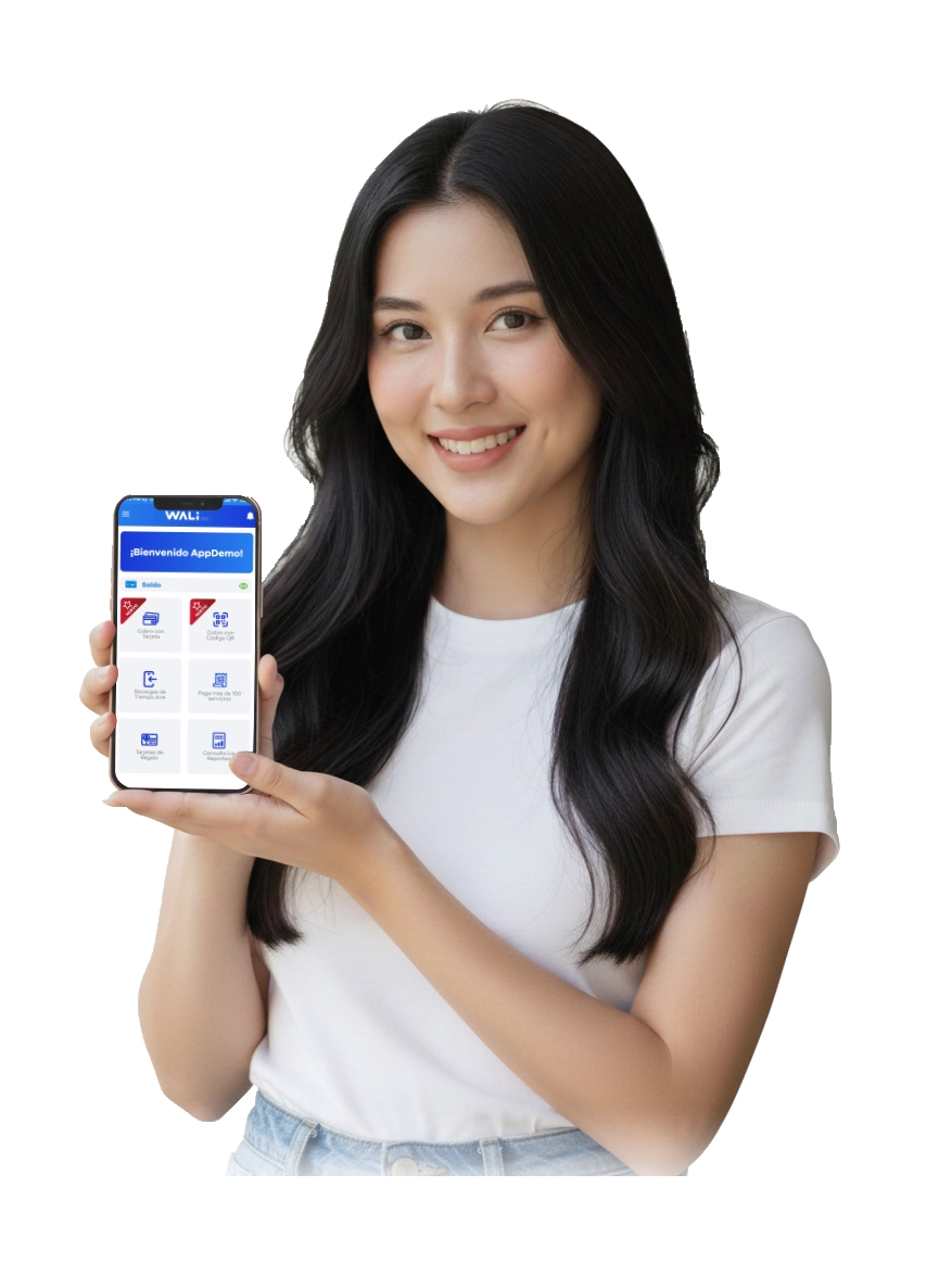 Usuario usando WaliApp